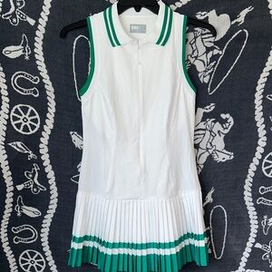 Beach Riot White and Green Sport Dress